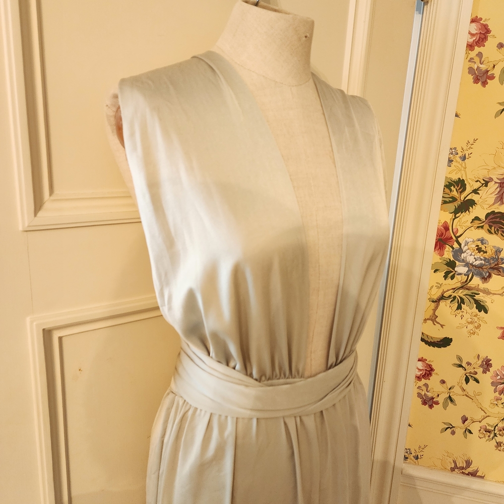 Cider Stylish Sleeveless Romper in Soft Sage